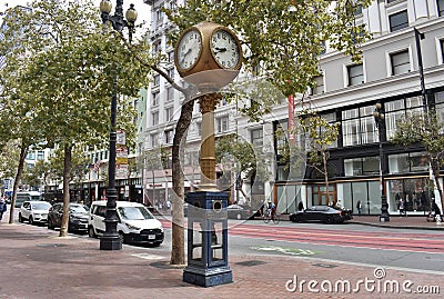 Albert Samuels Clock, 2. Editorial Stock Photo