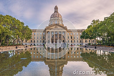 Edmonton.Alberta Legislature Building Editorial Stock Photo