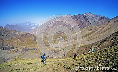 Alborz Mountain Range Editorial Stock Photo