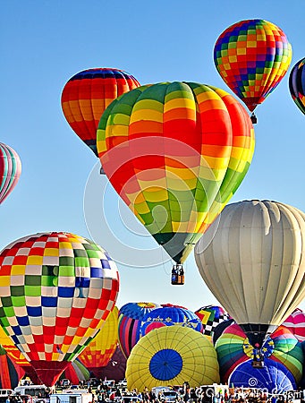 Albuquerque Balloon Festival in New Mexico Stock Photo