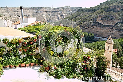 Alcala del Jucar (Albacete) in Spain Stock Photo