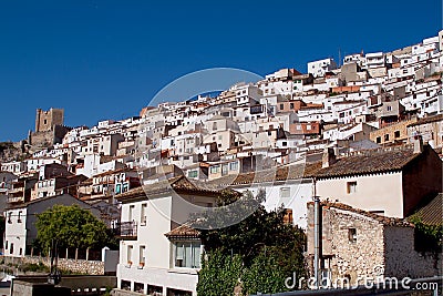 Alcala del Jucar (Albacete) in Spain Stock Photo