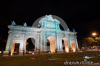 Alcala gate Stock Photo