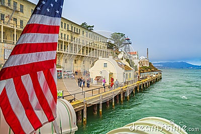 Alcatraz California penitentiary Editorial Stock Photo