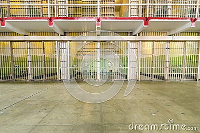 Alcatraz Cellhouse, San Francisco, California Stock Photo