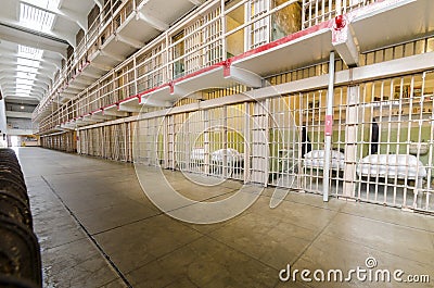 Alcatraz Cellhouse, San Francisco, California Stock Photo