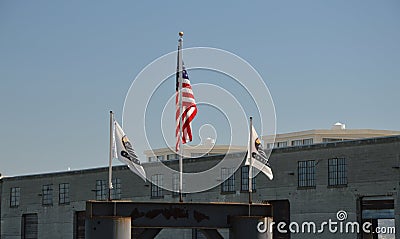 Alcatraz Cruises in Port of San Francisco, California USA Editorial Stock Photo