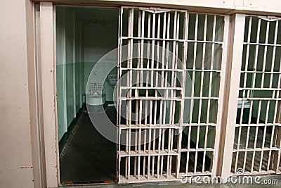 Alcatraz prison cell Editorial Stock Photo