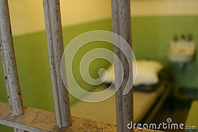 Alcatraz Prison Cell Editorial Stock Photo