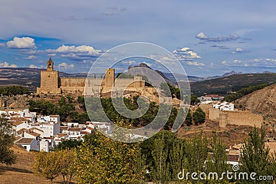 Alcazaba of Antequera, Spain Stock Photo