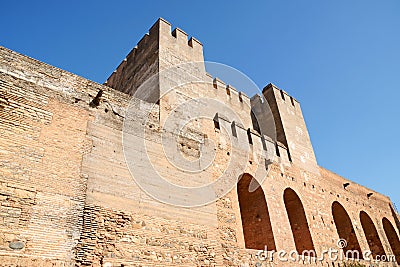 The Alcazaba in Granada, Spain Stock Photo