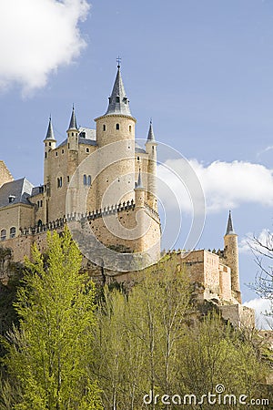 Alcazar of Segovia Stock Photo