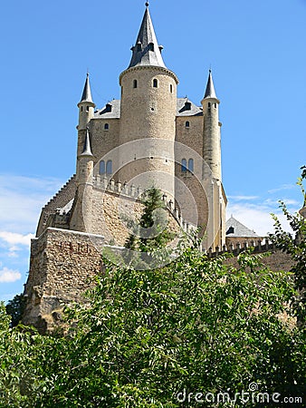 Alcazar of Segovia, Spain Stock Photo