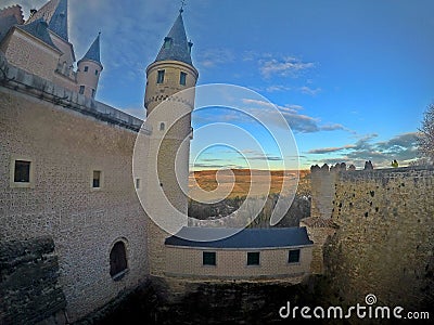 Alcazar of Segovia. Spain Stock Photo