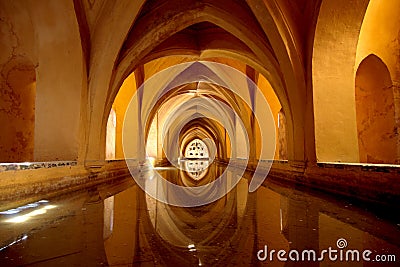 Alcazar in Sevilla Stock Photo