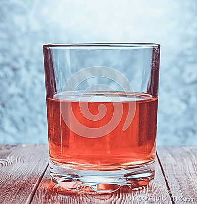 Alcohol brandy glass Stock Photo