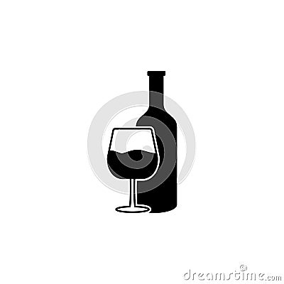 alcohol consumption icon. Bad habit Elements for mobile concept and web apps. Icon for website design and development, app develop Stock Photo