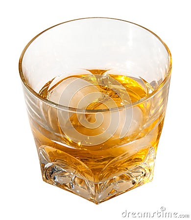 Alcohol Drink with Clipping Path Stock Photo