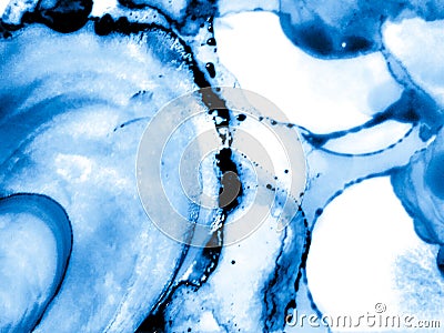 Alcohol Ink Background. Ink Paint Texture. Cool Stock Photo