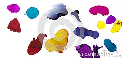Alcohol ink multicolor texture. Fluid ink abstract background. art for design Stock Photo