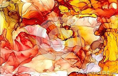 Alcohol ink texture. Fluid ink abstract background. art for design Stock Photo