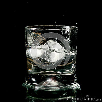 Alcohol splash Stock Photo