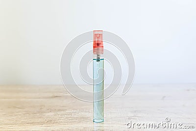 Alcohol in spray bottle for washing and killing bacteria, viruses Stock Photo