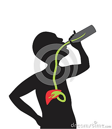 Alcoholic Vector Illustration