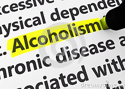 Alcoholism Addiction Social Issues Stock Photo