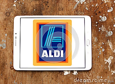 Aldi logo Editorial Stock Photo