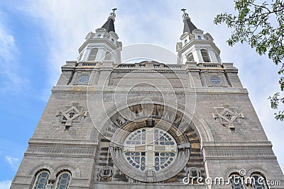 The Aldred Building or Edifice La Prevoyance is an Art deco building o Editorial Stock Photo