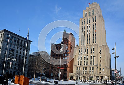 The Aldred Building or Edifice La Prevoyance Editorial Stock Photo