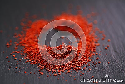 Aleppo Pepper mild chilli flakes Stock Photo