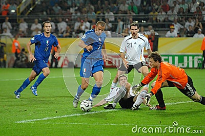 Alessandro Del Piero in action durin the match Editorial Stock Photo