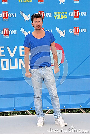 Alessandro Siani al Giffoni Film Festival 2013 Editorial Stock Photo