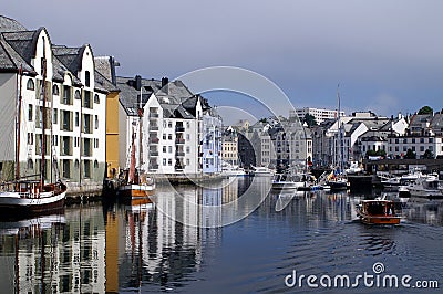 Alesund city Stock Photo