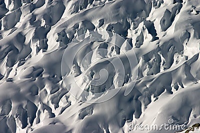 Aletsch Glacier detail Stock Photo