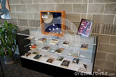 Alex Haley Museum Exhibit, Henning, Tennessee Editorial Stock Photo