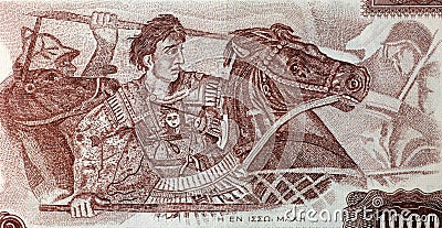 Alexander The Great in Battle Editorial Stock Photo