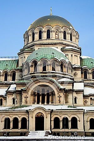 Alexander Nevsky cathedral Stock Photo