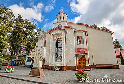 Alexander Nevsky Cathedral in Kamianets-Podilskyi, Ukraine Editorial Stock Photo