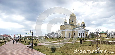 Alexander Nevsky Church in Bender, Transnistria Editorial Stock Photo