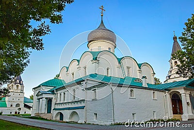 Trinity Cathedral in Alexandrov Sloboda museum Stock Photo
