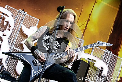 Alexi Laiho- Children Of Bodom live Finland 2016 Editorial Stock Photo