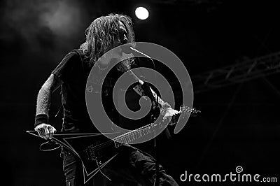 Alexi Laiho of Children of Bodom Editorial Stock Photo