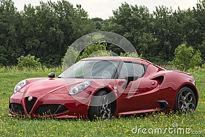 Alfa romeo 4c Editorial Stock Photo