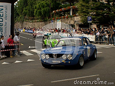 Alfa Romeo GTA at Bergamo Historic Grand Prix 2015 Editorial Stock Photo