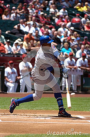 Alfonso Soriano, Chicago Cubs. Editorial Stock Photo