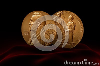 Alfred Nobel Prize Editorial Stock Photo