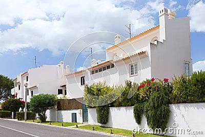 Algarve villas Stock Photo